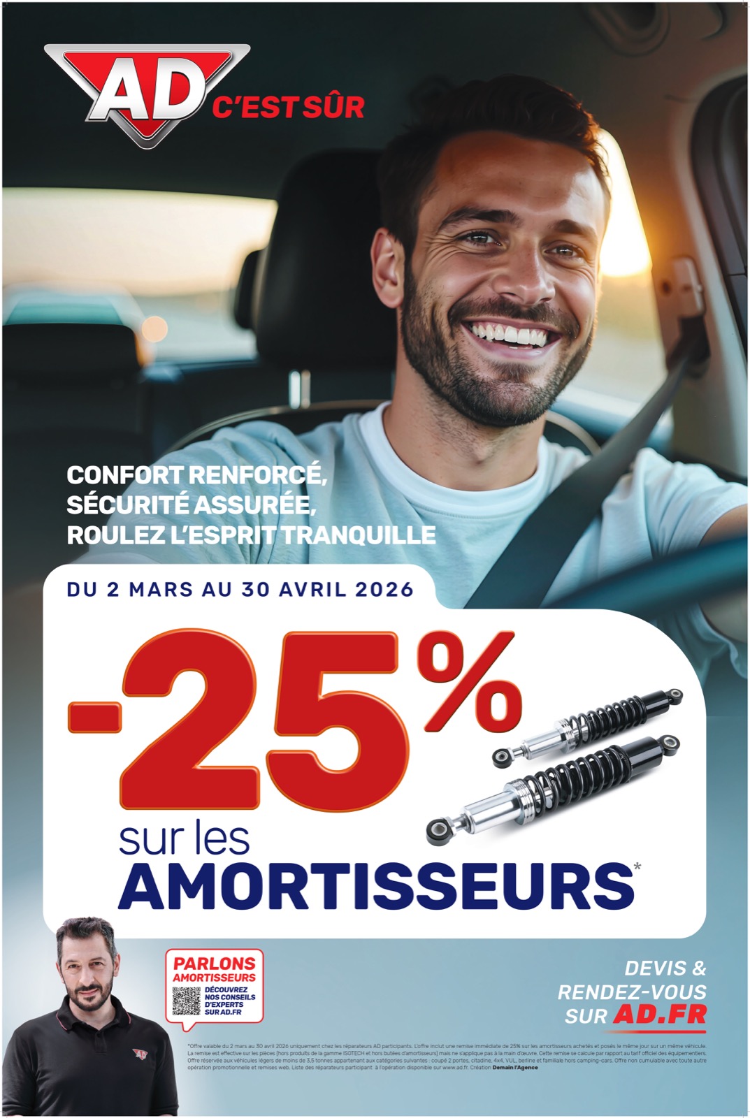 -25% sur les amortisseurs